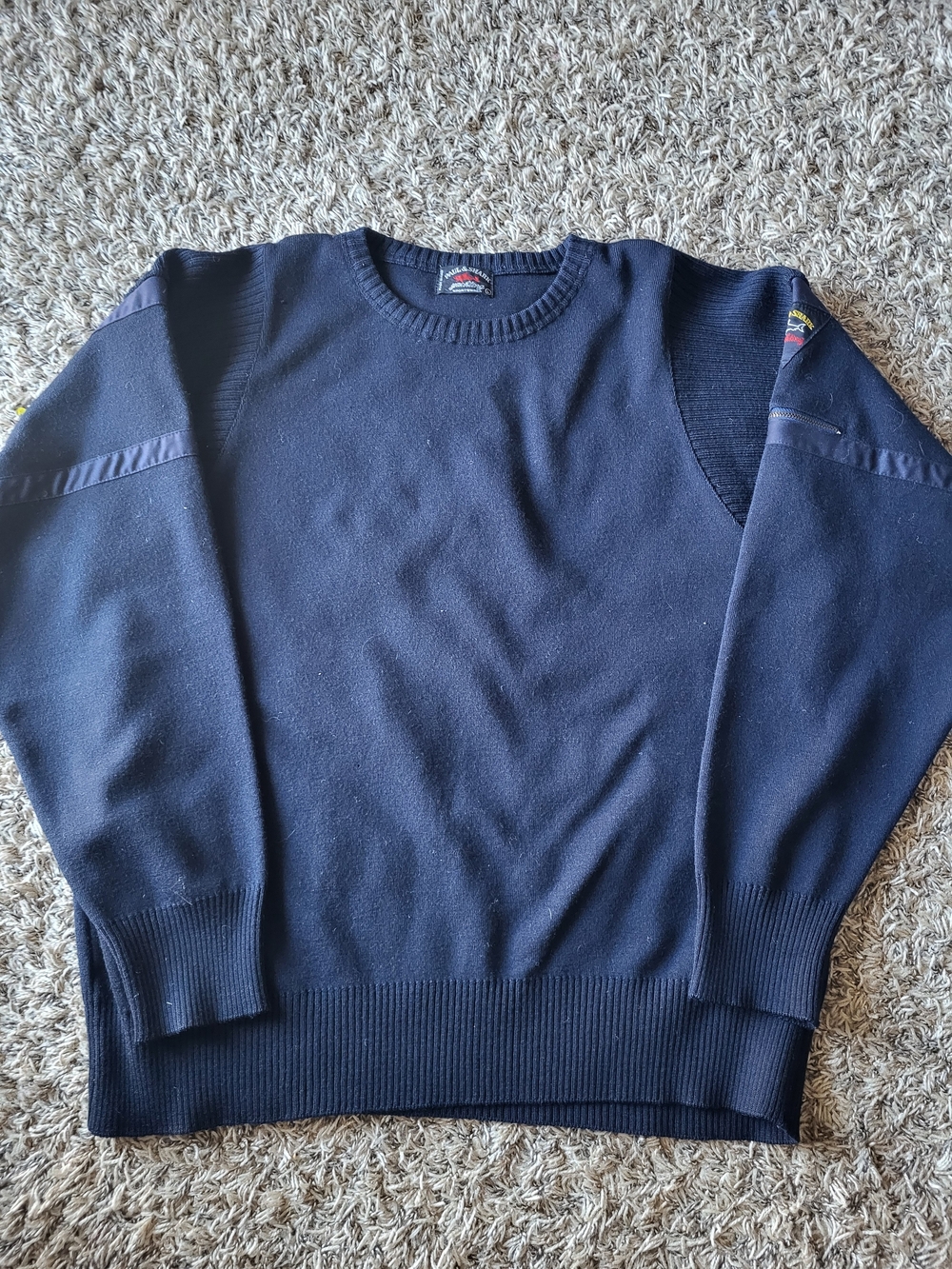 Paul & Shark Yachting Sportswear Navy Blue Made In Italy Sweater Size L